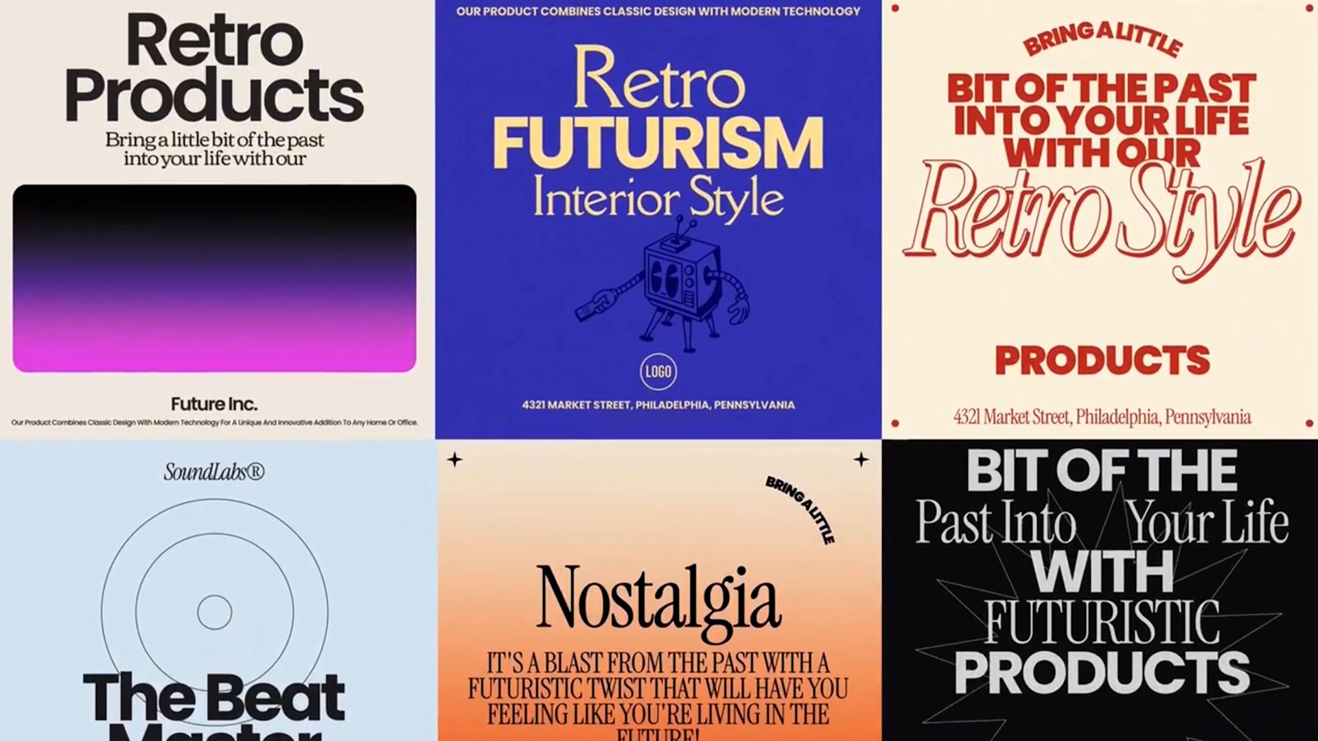 FCPX插件+AE模板：11种复古印刷时尚标题排版设计FCP插件和AE模板2合1 Retro Designs 插件预设 sucaiwan.com