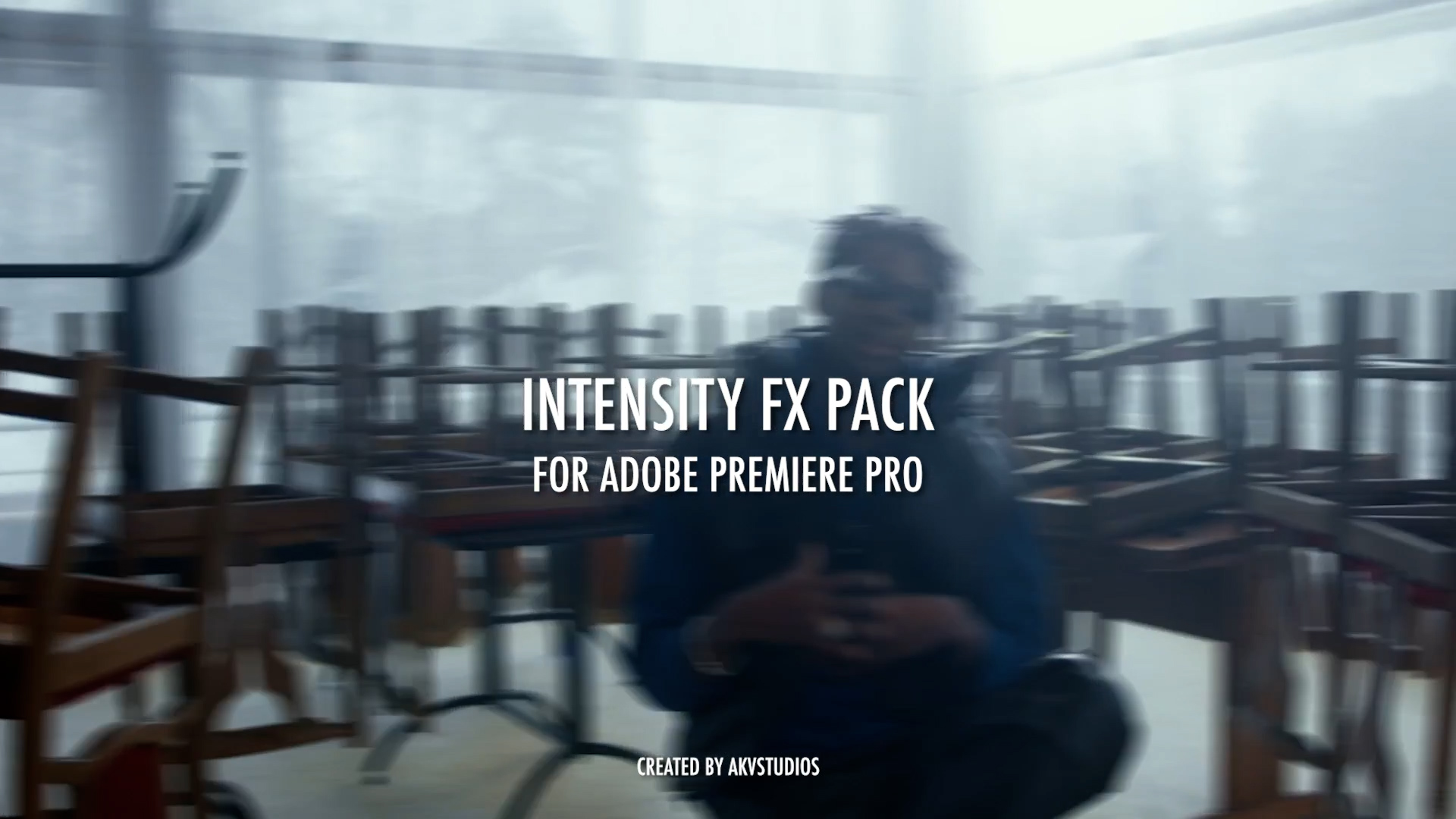 PR预设：AKV Studios 嘻哈说唱音乐视频效果相机抖动摇晃拖影弹出凹凸回声击中抽搐动感转场过渡PR预设 Intensity FX Presets 插件预设 sucaiwan.com