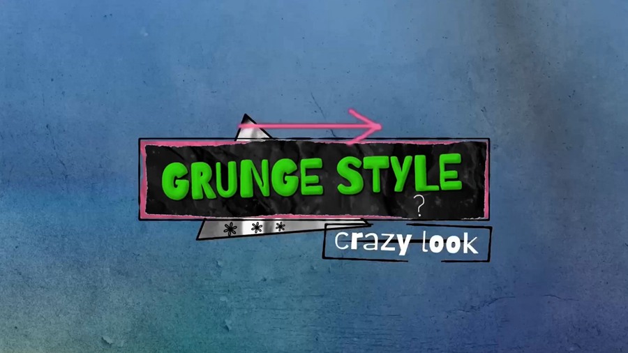 AE + PR模板：复古时尚多彩动态做旧视频标题模板2合1 Dynamic Grunge Titles 插件预设 sucaiwan.com