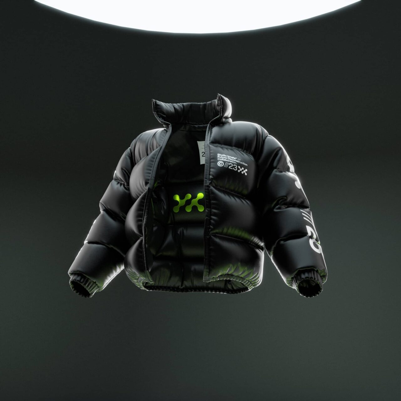 Blender模型：3D动态质感羽绒服外套服装设计展示Blender模型设计套装 3D Puffa Bundle , sucaiwan.com