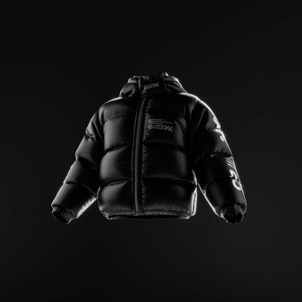 Blender模型：3D动态质感羽绒服外套服装设计展示Blender模型设计套装 3D Puffa Bundle , sucaiwan.com