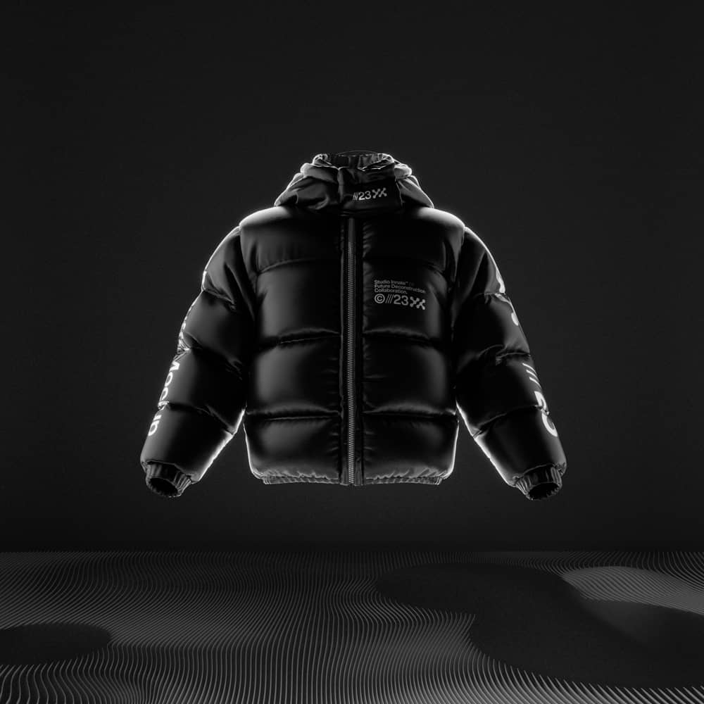 Blender模型：3D动态质感羽绒服外套服装设计展示Blender模型设计套装 3D Puffa Bundle , sucaiwan.com