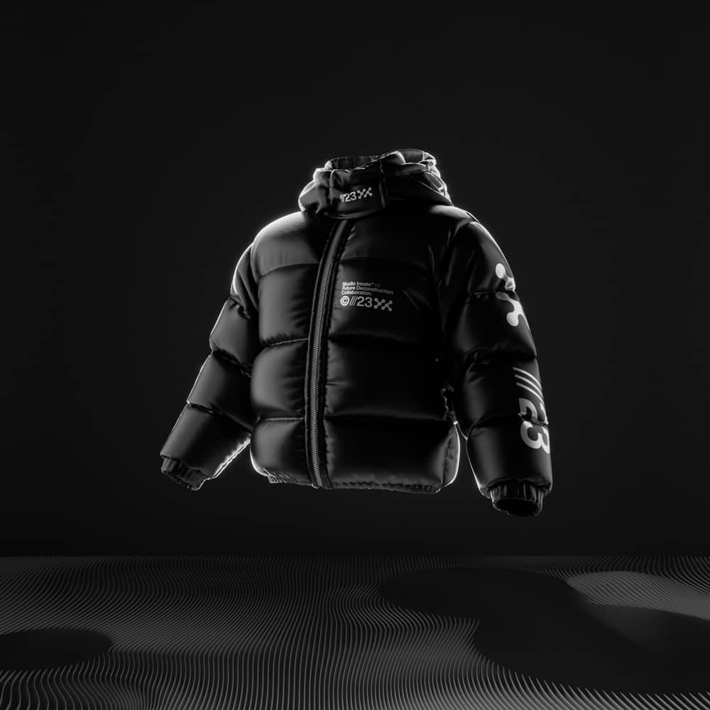Blender模型：3D动态质感羽绒服外套服装设计展示Blender模型设计套装 3D Puffa Bundle , sucaiwan.com
