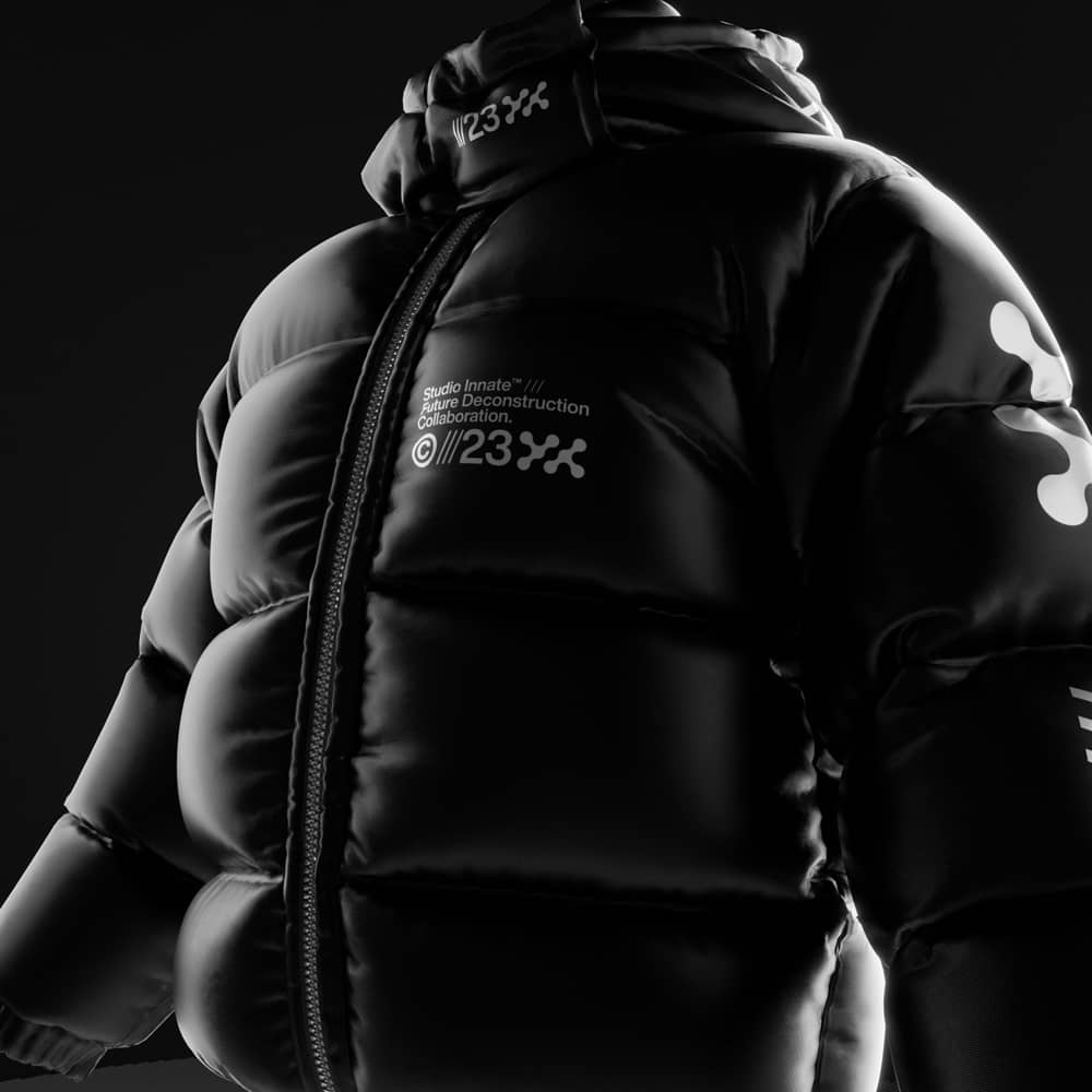 Blender模型：3D动态质感羽绒服外套服装设计展示Blender模型设计套装 3D Puffa Bundle , sucaiwan.com