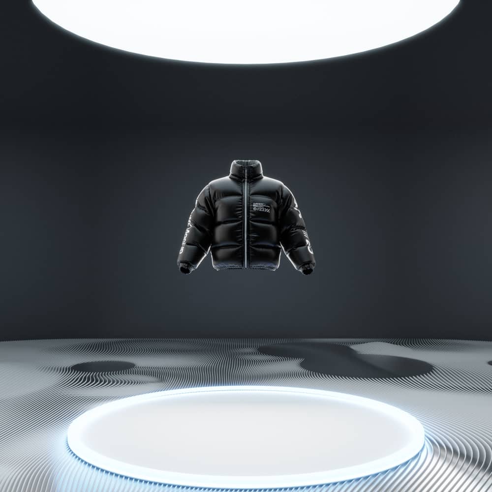 Blender模型：3D动态质感羽绒服外套服装设计展示Blender模型设计套装 3D Puffa Bundle , sucaiwan.com