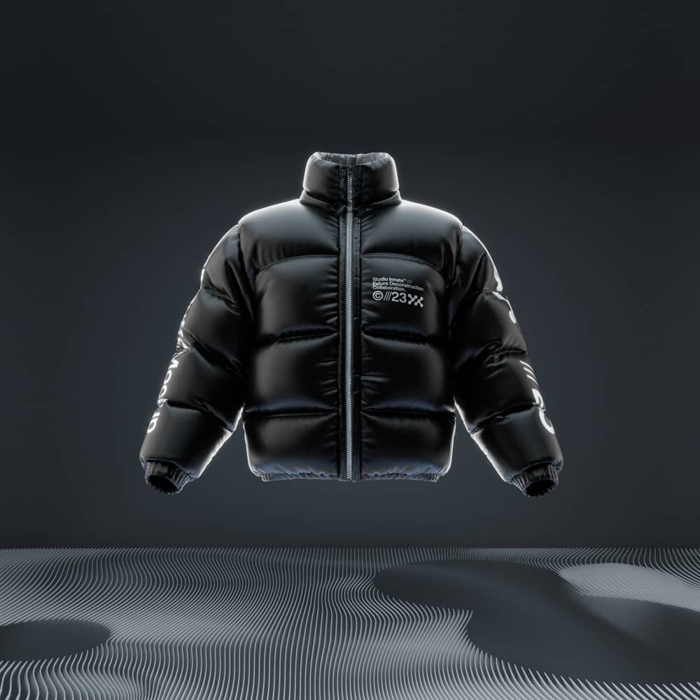 Blender模型：3D动态质感羽绒服外套服装设计展示Blender模型设计套装 3D Puffa Bundle , sucaiwan.com