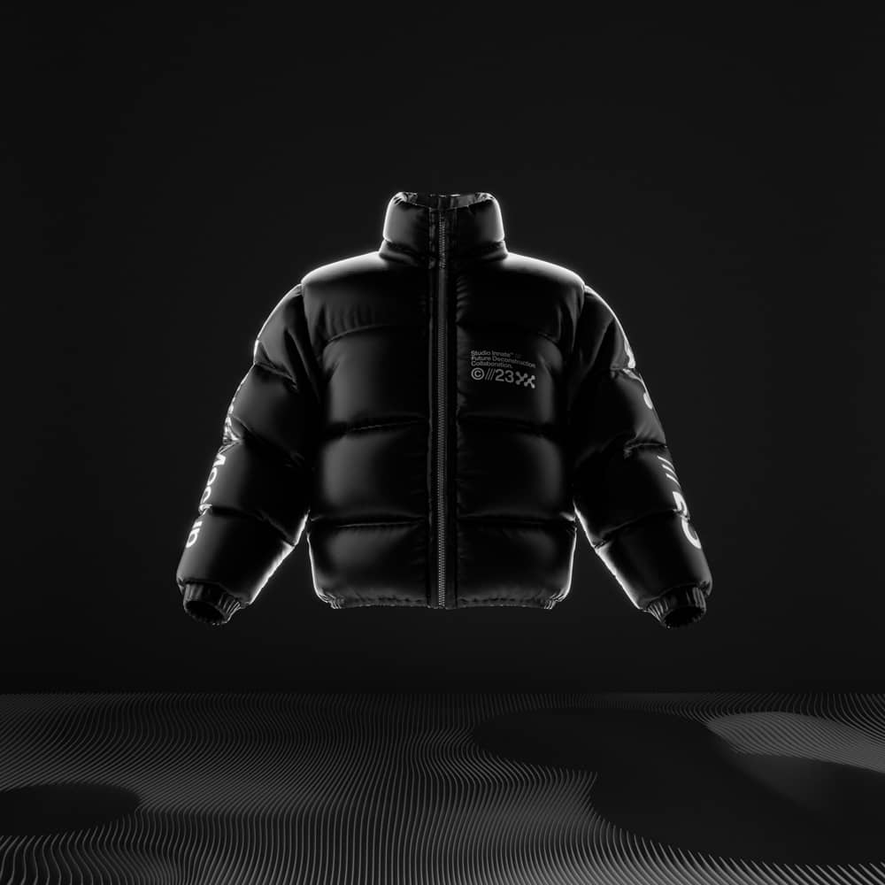 Blender模型：3D动态质感羽绒服外套服装设计展示Blender模型设计套装 3D Puffa Bundle , sucaiwan.com