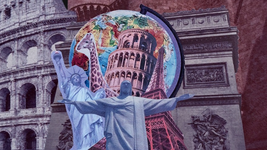 AE插件 – Collage Pack 2000+ 拼贴艺术定格动画元素 AE插件、AE项目包 + AtomX 3.0.8 汉化版 插件预设 sucaiwan.com