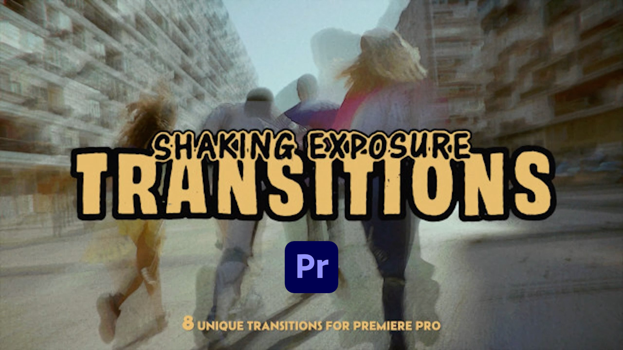 抖动长曝光复古港风王家卫慢快门拖尾影像转场过渡效果 插件预设 sucaiwan.com