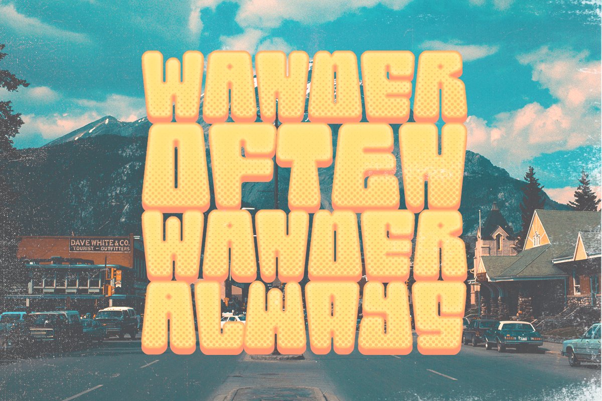 复古迪斯科古怪大胆俏皮感无衬线字体 Retro Disco – Unique Retro Display 设计素材 第9张-素材湾丨精选海外优质设计素材资源 复古迪斯科古怪大胆俏皮感无衬线字体 Retro Disco – Unique Retro Display 设计素材 sucaiwan.com