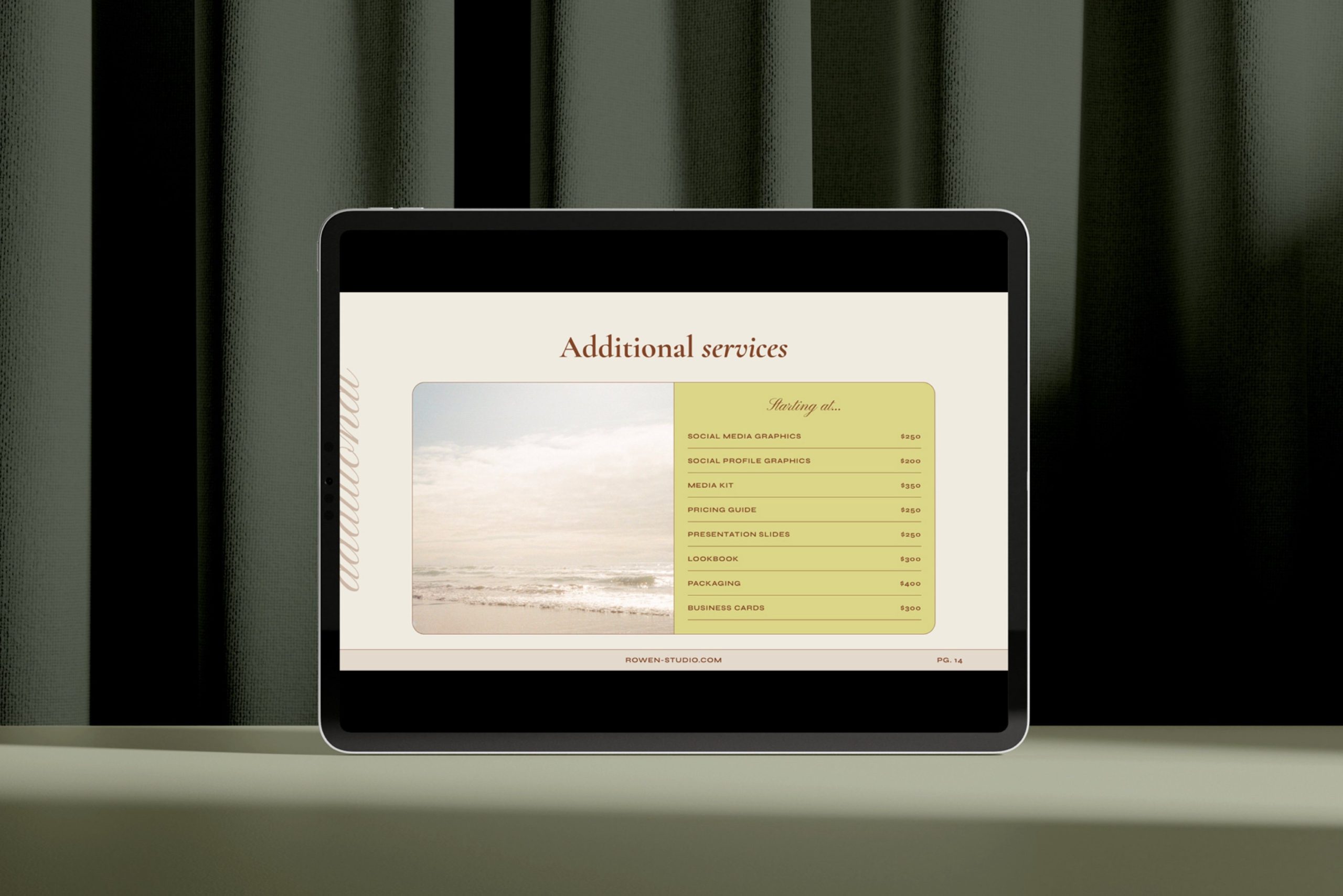 Services and Pricing Guide Canva 20页完全可定制的 Canva 在线模板和主题/设计模板 幻灯图表 第4张-素材湾丨精选海外优质设计素材资源 Services and Pricing Guide Canva 20页完全可定制的 Canva 在线模板和主题/设计模板 幻灯图表 sucaiwan.com