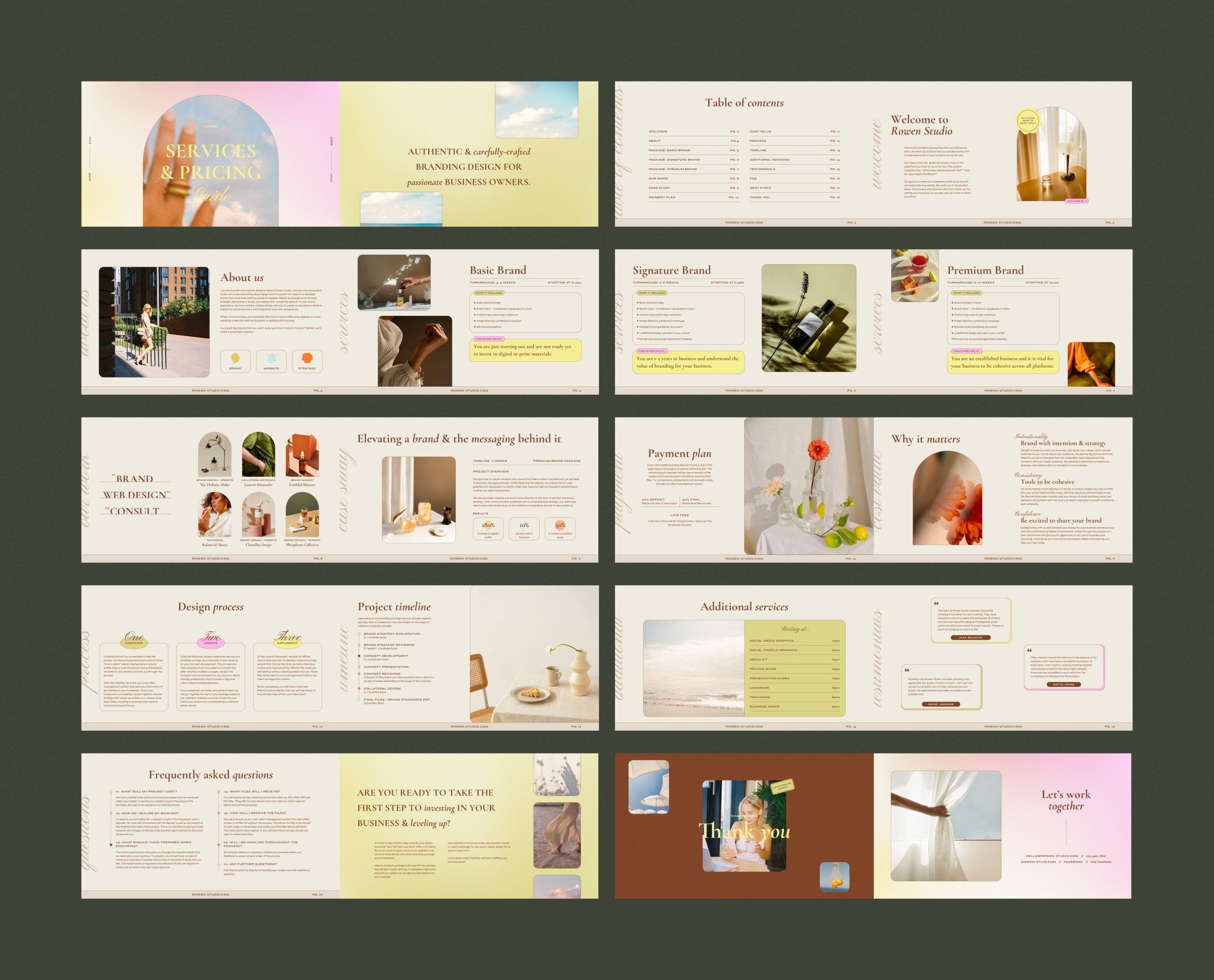 Services and Pricing Guide Canva 20页完全可定制的 Canva 在线模板和主题/设计模板 幻灯图表 第5张-素材湾丨精选海外优质设计素材资源 Services and Pricing Guide Canva 20页完全可定制的 Canva 在线模板和主题/设计模板 幻灯图表 sucaiwan.com