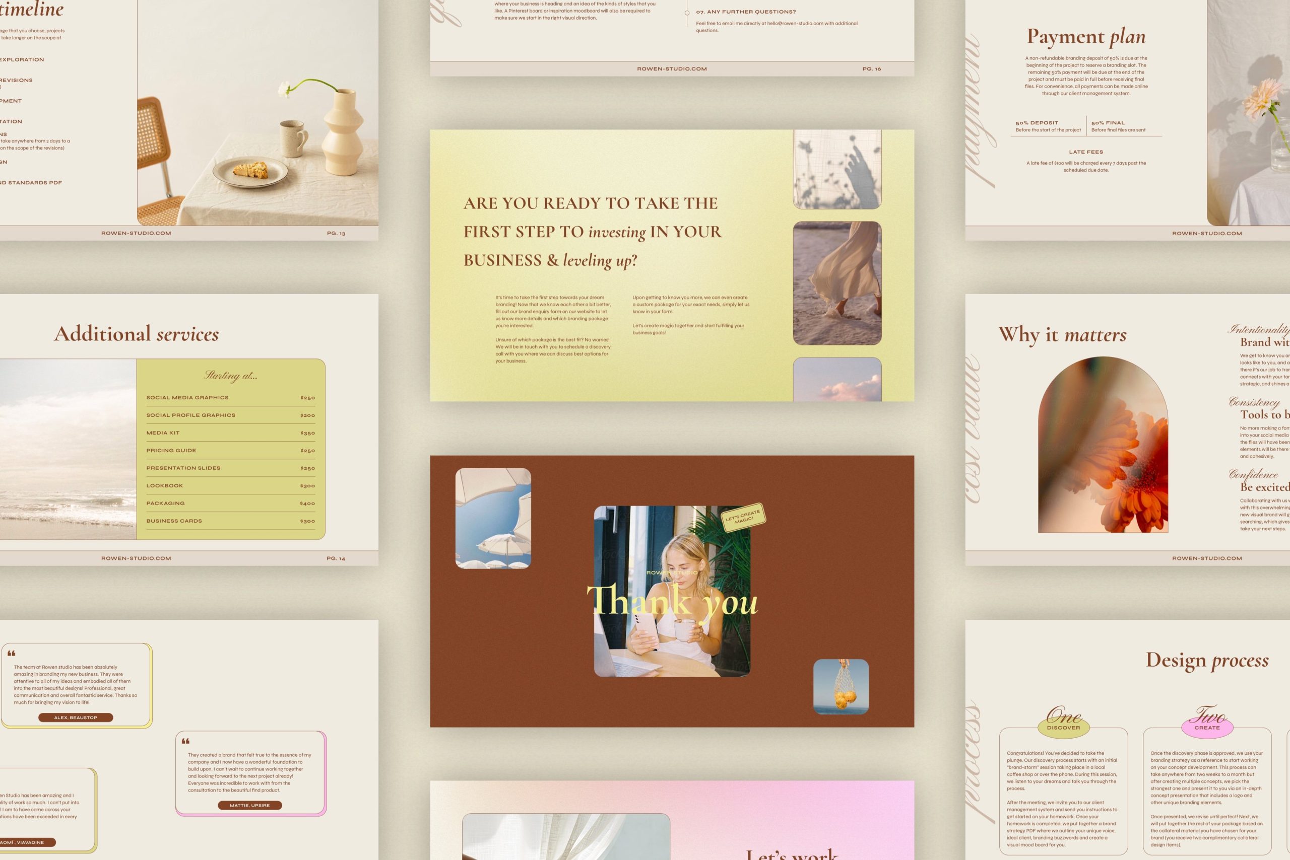 Services and Pricing Guide Canva 20页完全可定制的 Canva 在线模板和主题/设计模板 幻灯图表 第7张-素材湾丨精选海外优质设计素材资源 Services and Pricing Guide Canva 20页完全可定制的 Canva 在线模板和主题/设计模板 幻灯图表 sucaiwan.com