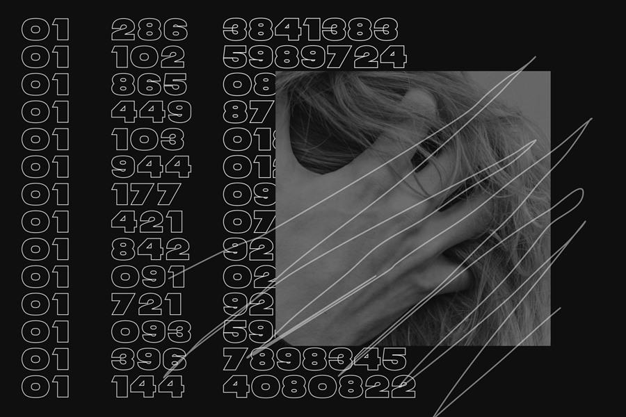 一种现代几何海报标题设计装饰粗无衬线字体 NF ULTRA – Expanded Display Font 设计素材 sucaiwan.com