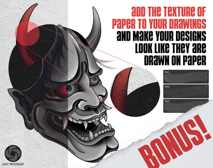 Tattoo Brushes For Procreate 终极专业纹身艺术家笔刷套装 笔刷资源 sucaiwan.com