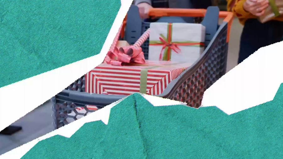 FCPX/PR/AE/达芬奇 4合1 插件/模板：Gift Wrap Transitions 圣诞节撕纸转场过渡 + 包含音乐 + 撕纸音效 插件预设 sucaiwan.com