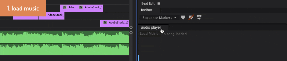 PR/AE插件：BeatEdit 音乐节奏鼓点标记插件 Aescripts BeatEdit PR/AE v2.1.003/v2.1.009 中文汉化（Win&Mac） 插件预设 sucaiwan.com