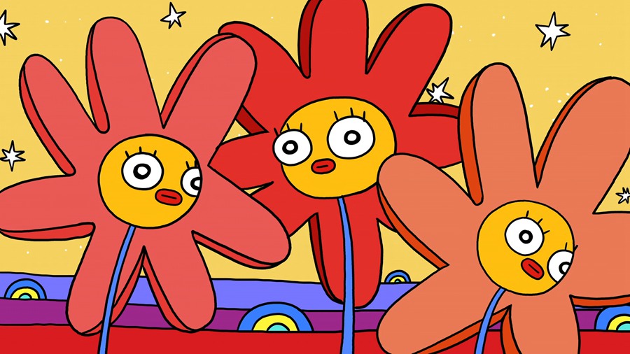 Artlist – 5个卡通色彩缤纷美学艺术插图动画视频素材 Colorful Creatures Animation 影视音频 sucaiwan.com