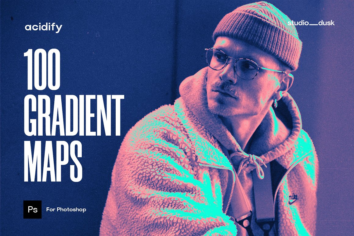 100款酸性渐变霓虹色调PS调色色板安装文件 100 Acidify Gradients Maps 插件预设 第1张-素材湾丨精选海外优质设计素材资源 100款酸性渐变霓虹色调PS调色色板安装文件 100 Acidify Gradients Maps 插件预设 sucaiwan.com