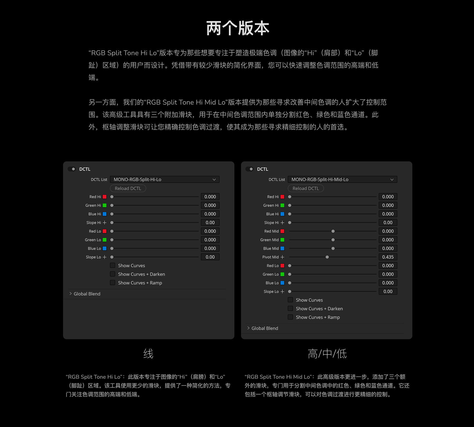 MonoNodes – RGB SPLIT TONE DCTLS 达芬奇高光和阴影色调分离DCTL电影胶片模拟单节点调色插件 DaVinci Resolve DCTLS 插件预设 第10张-素材湾丨精选海外优质设计素材资源 MonoNodes – RGB SPLIT TONE DCTLS 达芬奇高光和阴影色调分离DCTL电影胶片模拟单节点调色插件 DaVinci Resolve DCTLS 插件预设 sucaiwan.com