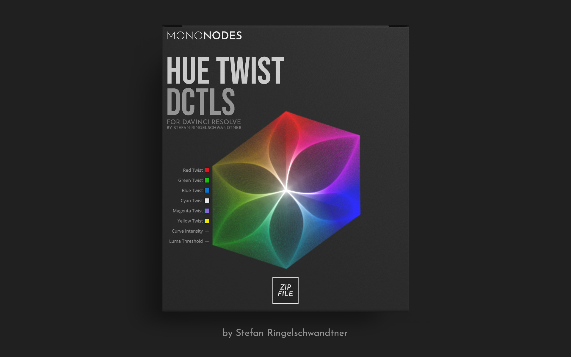 MonoNodes – HUE TWIST DCTLS 达芬奇色调扭曲DCTL电影胶片模拟单节点调色插件 DaVinci Resolve DCTLS 插件预设 sucaiwan.com