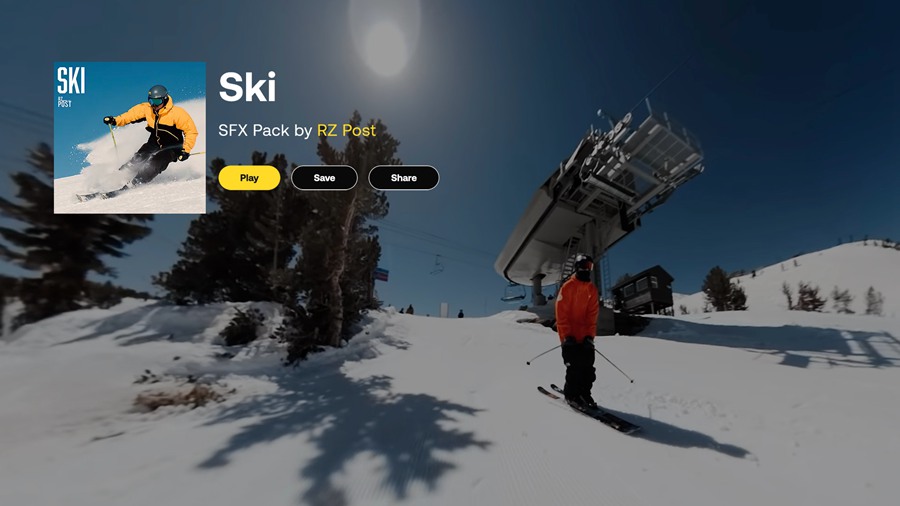 Artlist – 20组冬季滑雪运动音效雪上滑动下坡转弯漂移制动 Ski SFX Pack by RZ Post 影视音频 sucaiwan.com