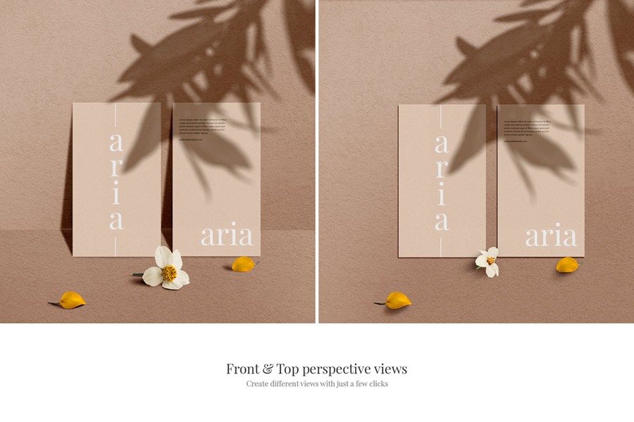 Aria – Mockup Scene Creator 独特模型自然捕捉真实阴影元素效果自定义场景样机 样机素材 sucaiwan.com