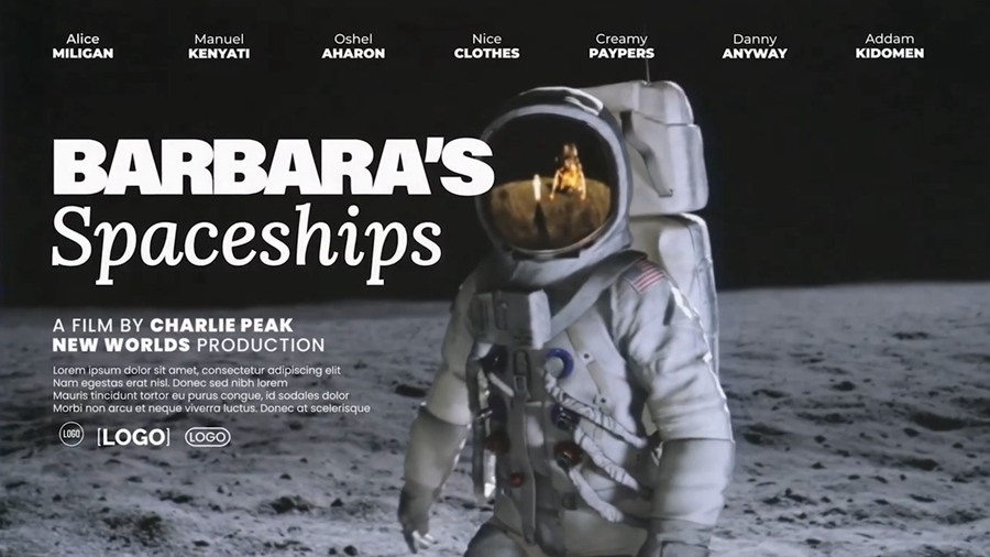 AE模板：Cinematic Vibes 6个极简主义时尚电影美学海报片头或片尾4K标题字幕 插件预设 sucaiwan.com