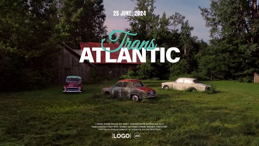 AE模板：Cinematic Vibes 6个极简主义时尚电影美学海报片头或片尾4K标题字幕 插件预设 sucaiwan.com