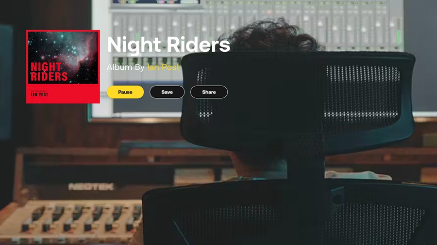 Artlist – 8首赛博朋克现代未来主义史诗时尚快节奏电子乐 Night Riders Album By Ian Post 影视音频 sucaiwan.com