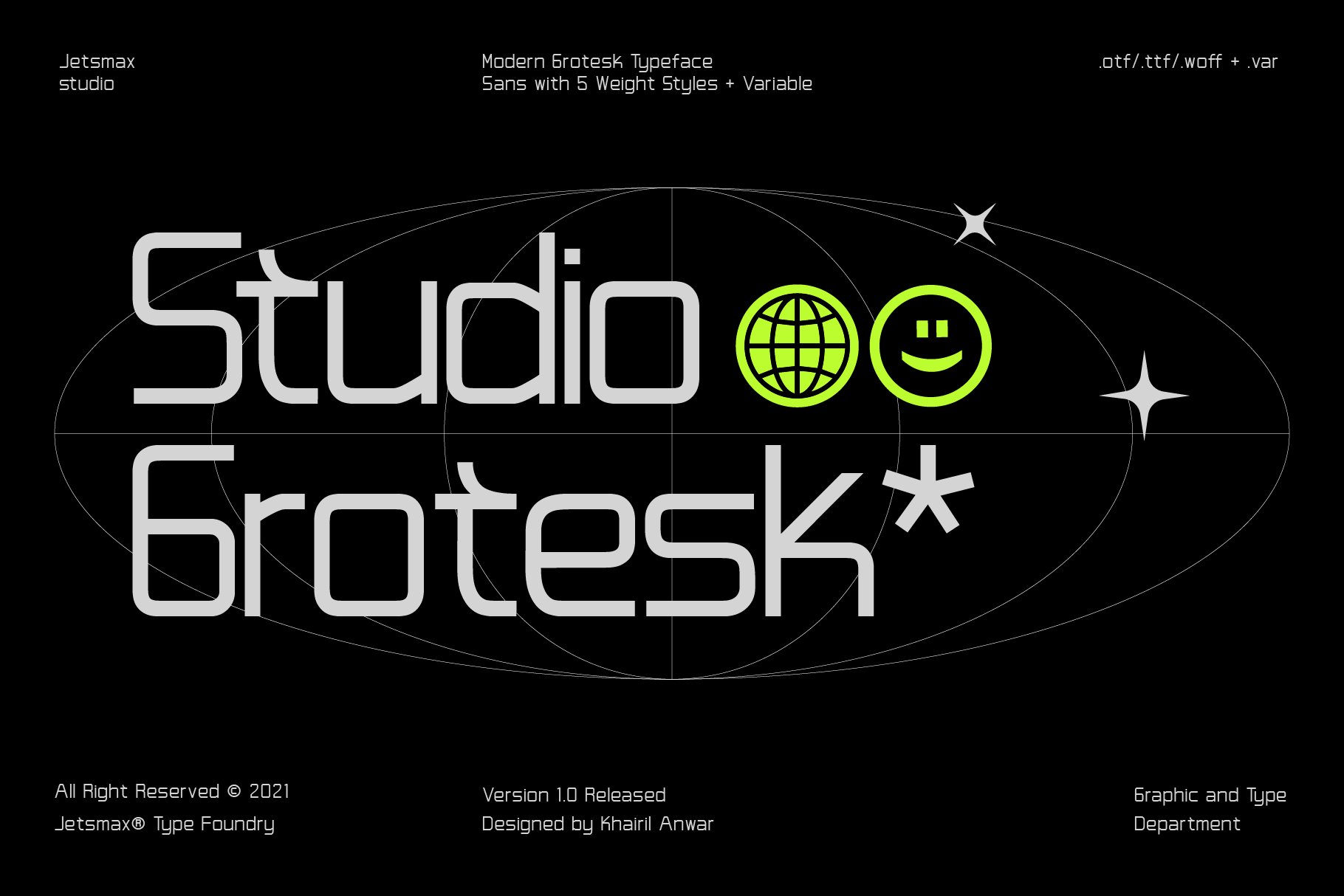 Studio Grotesk – Modern Typeface 赛博未来感现代无衬线时尚平面设计贴纸字体 设计素材 第1张-素材湾丨精选海外优质设计素材资源 Studio Grotesk – Modern Typeface 赛博未来感现代无衬线时尚平面设计贴纸字体 设计素材 sucaiwan.com