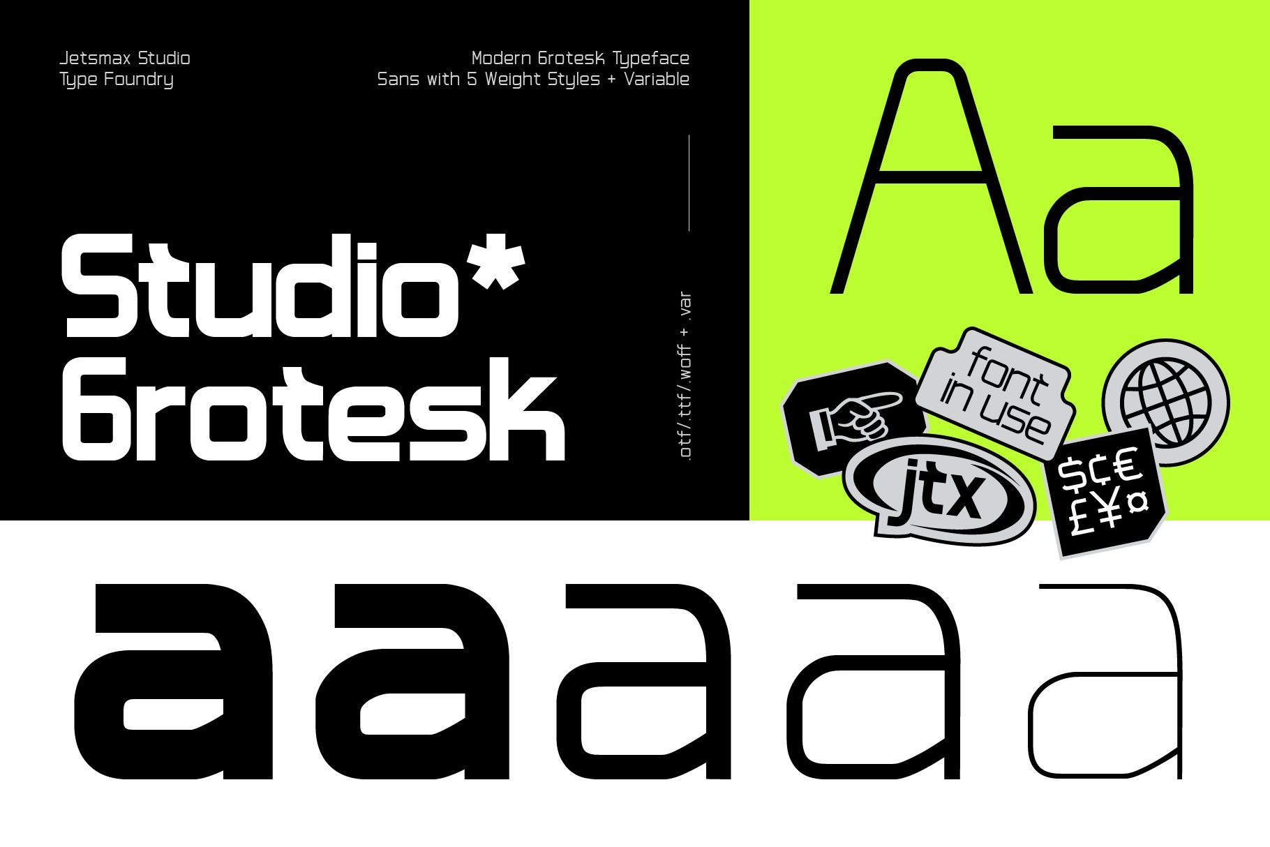 Studio Grotesk – Modern Typeface 赛博未来感现代无衬线时尚平面设计贴纸字体 设计素材 第10张-素材湾丨精选海外优质设计素材资源 Studio Grotesk – Modern Typeface 赛博未来感现代无衬线时尚平面设计贴纸字体 设计素材 sucaiwan.com