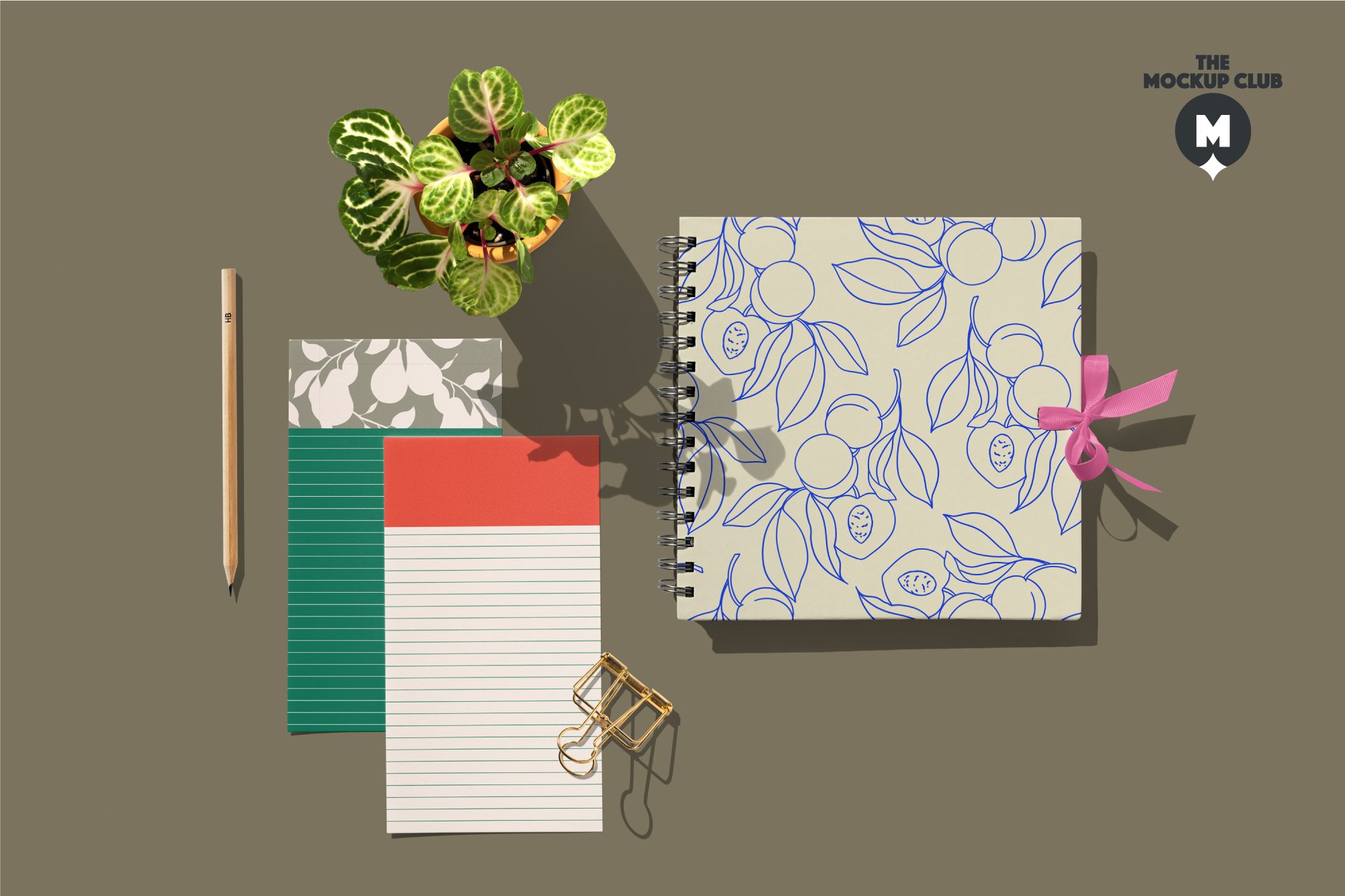 STATIONERY/NOTEBOOK MOCKUPS 文具/笔记本产品样机模型 样机素材 sucaiwan.com