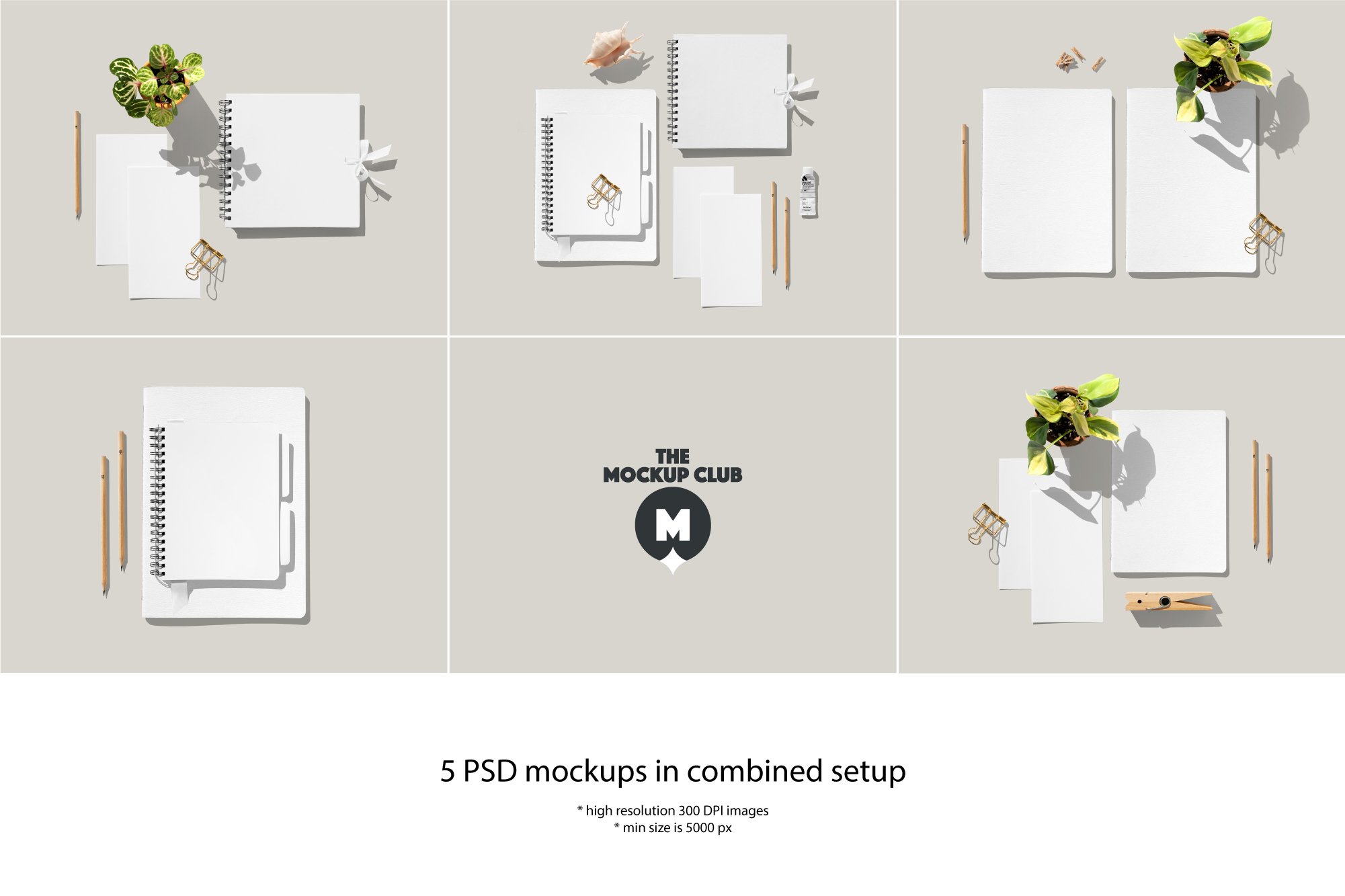 STATIONERY/NOTEBOOK MOCKUPS 文具/笔记本产品样机模型 样机素材 sucaiwan.com