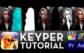 FCPX/PR/AE插件:Sheffield Softworks Keyper 一键AI智能扣像插件【英文+中文汉化 】