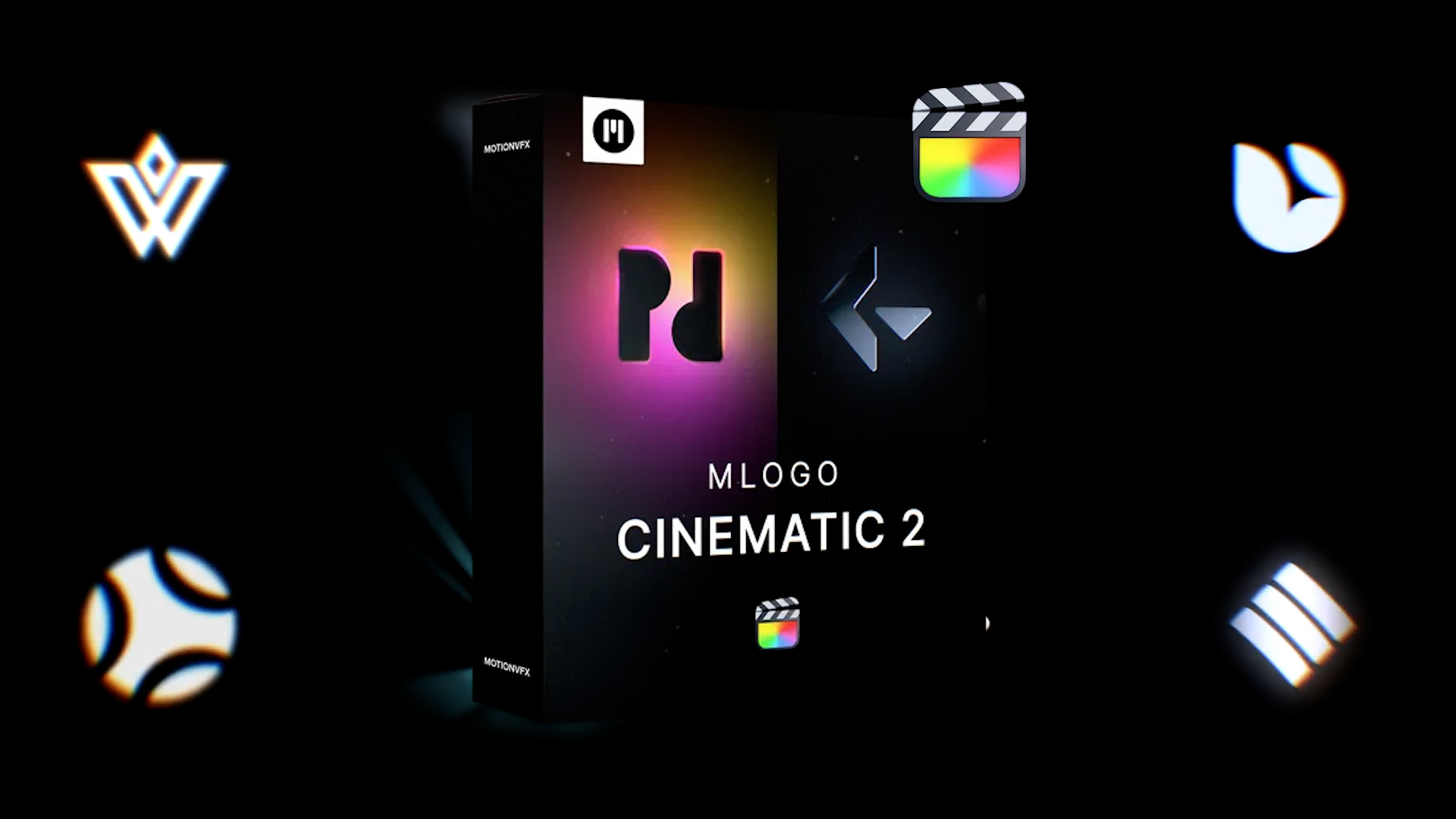 FCPX插件：30个闪耀惊叹非凡科技品牌LOGO电影片头片尾动画设计视觉效果插件 MotionVFX – mLogo Cinematic 2 , sucaiwan.com