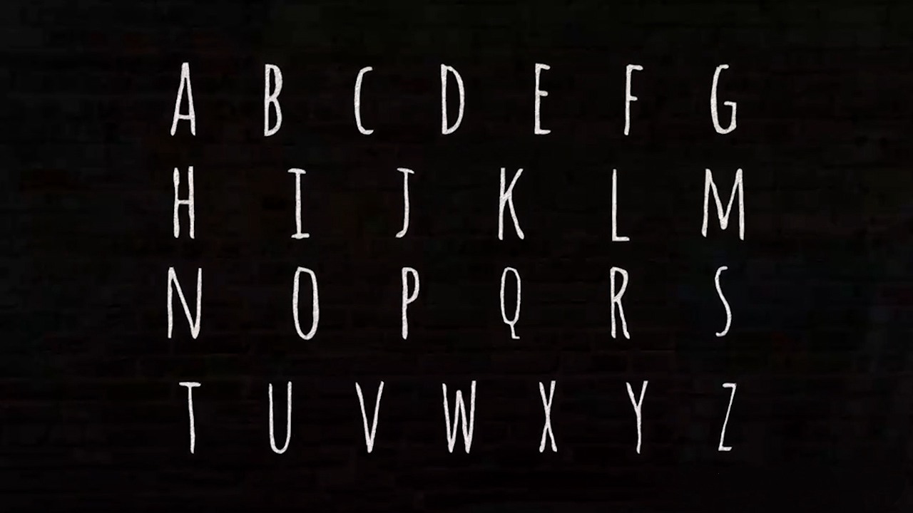 4K 手绘涂鸦创意标题字母表数字和符号动画 Hand Drawn Scribble Alphabet – AE模板 + FCPX插件 影视音频 sucaiwan.com