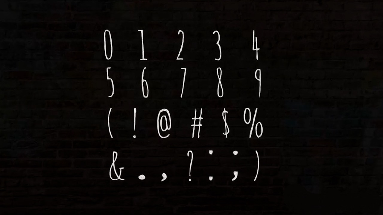 4K 手绘涂鸦创意标题字母表数字和符号动画 Hand Drawn Scribble Alphabet – AE模板 + FCPX插件 影视音频 sucaiwan.com