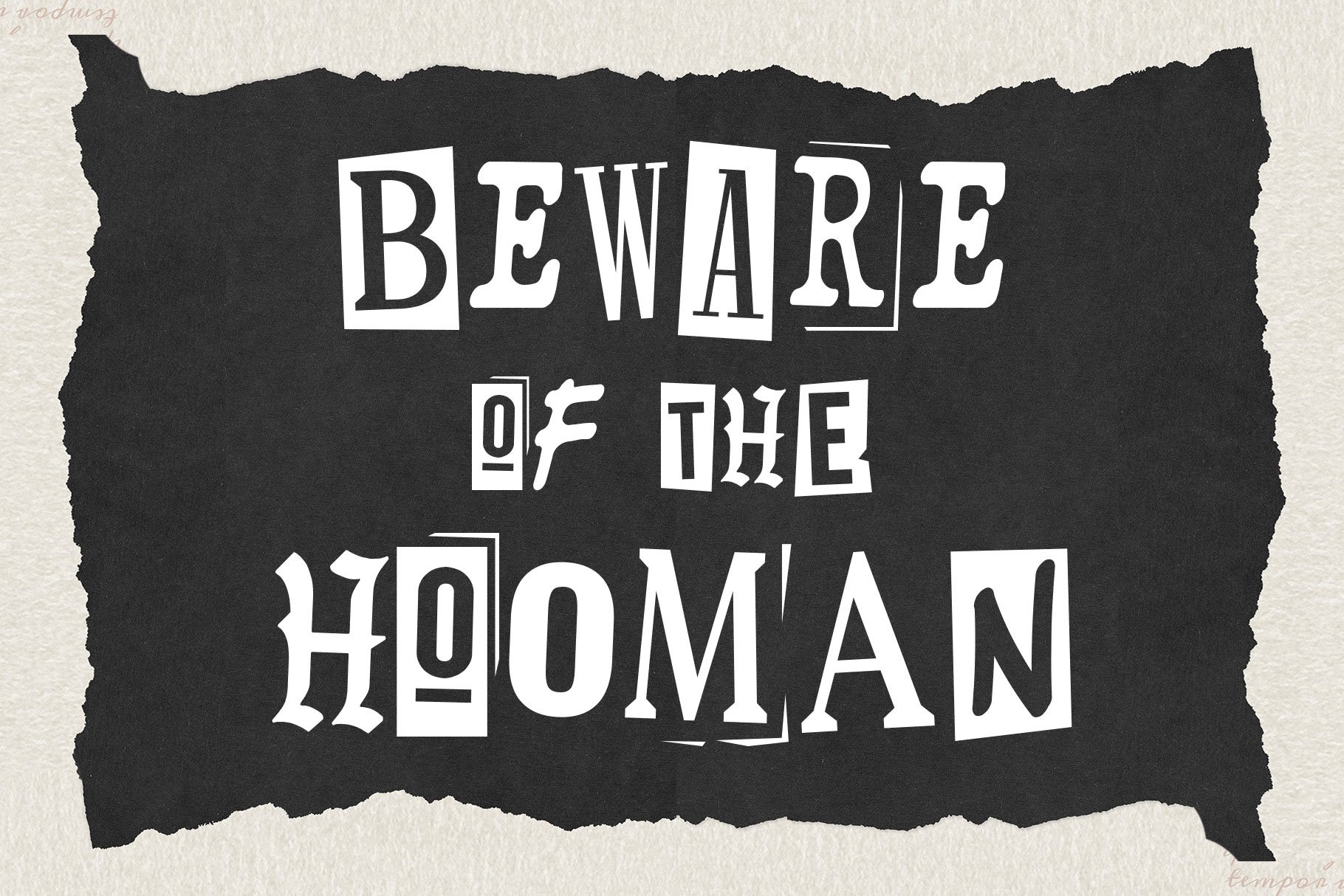 复古拼贴艺术剪纸无衬线压缩衬线手写和老式打字机混合字体 Retroma Vibes – Mixed Font 设计素材 sucaiwan.com