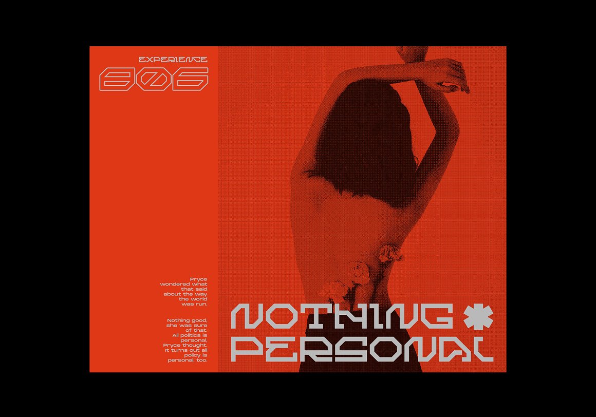 Cortex 暗黑工业风现代感刚性未来概念英文字体包 Display Font 设计素材 sucaiwan.com