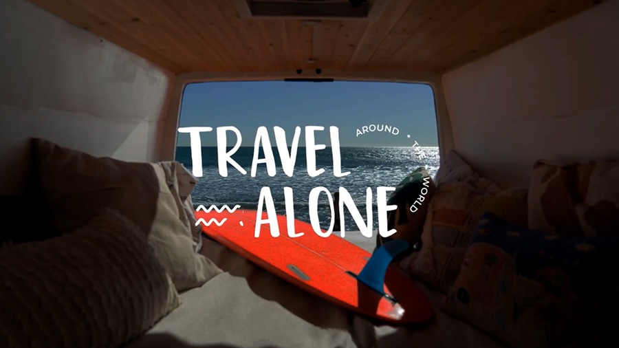 FCPX + AE 旅行露营视频 VLOG 标题动画手绘美学模板 Travel Vlog Lower Thirds 影视音频 sucaiwan.com