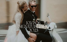 复古风格永恒干净自然人像婚礼摄影LR调色预设 KWP06 SIGNATURE PACK 2023