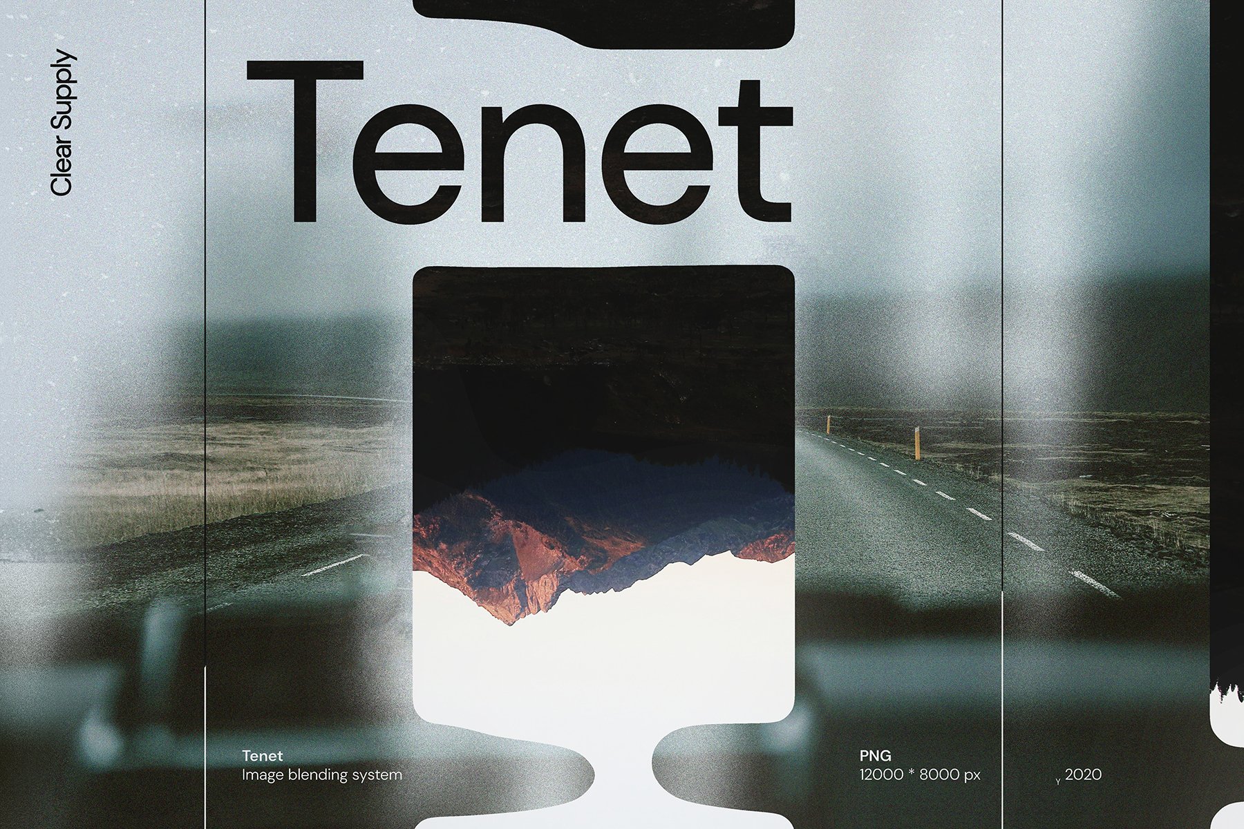 Tenet 50个时尚摄影后期海报设计图像混合叠加层PNG 图片素材 sucaiwan.com