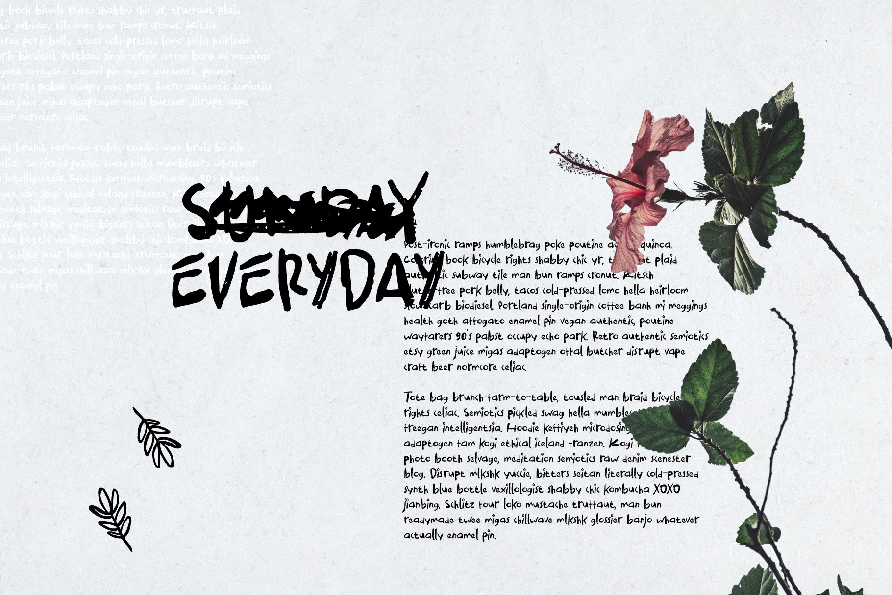 Boredom – Handwritten Font 逼真时尚涂鸦笔样式手写字体 设计素材 sucaiwan.com