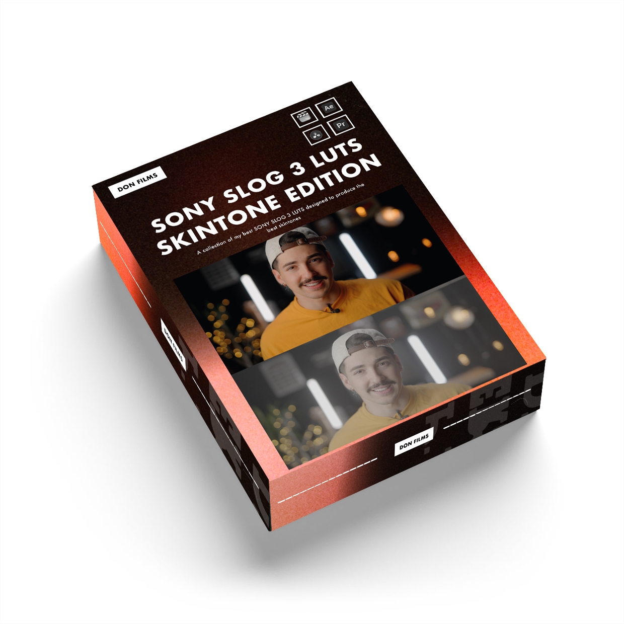 Alexandru Don 21个新索尼LUTs电影感商业级外观颜色分级 肤色版 SONY SLOG 3 LUTS – SKINTONE EDITION 插件预设 sucaiwan.com