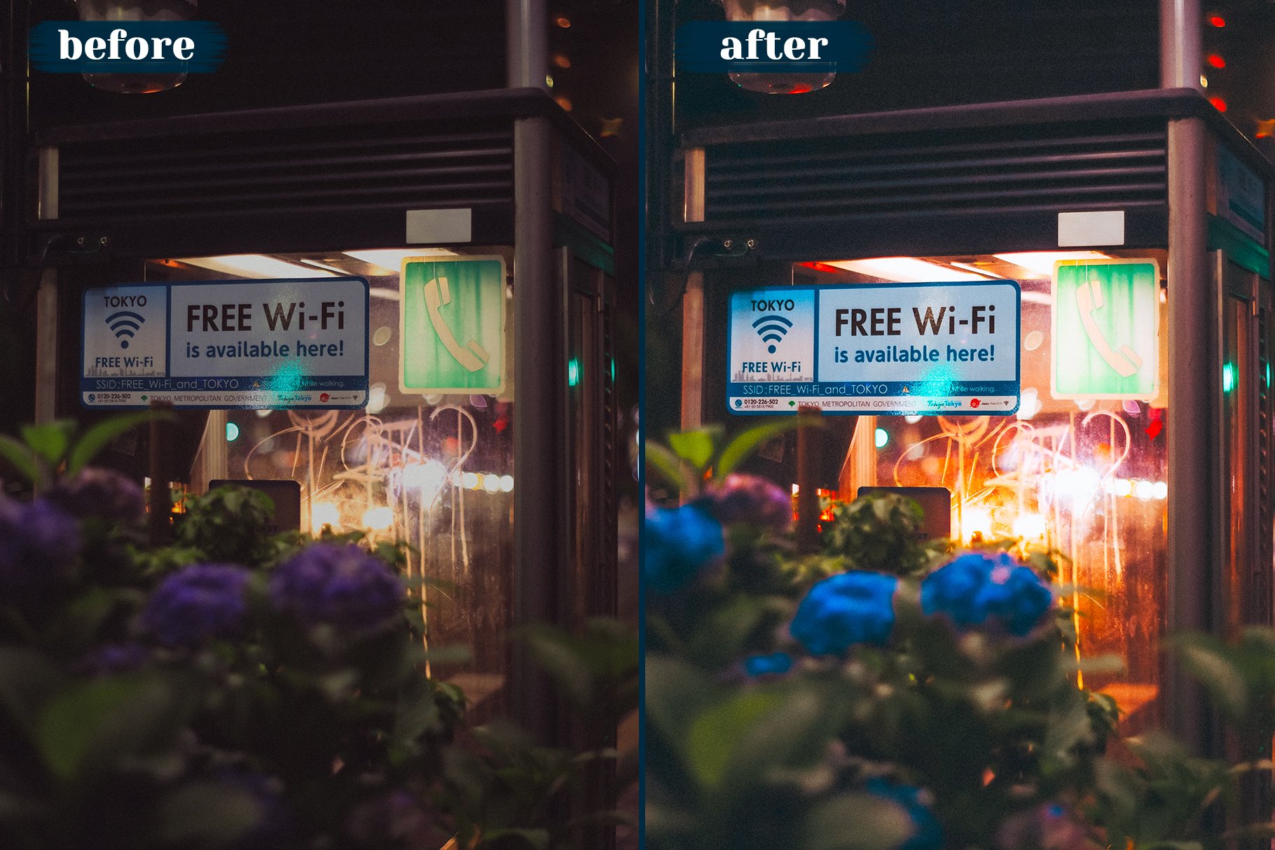 Night Lightroom Presets 10个夜间摄影都市扫街人文人像自然摄影和霓虹灯摄影 Lightroom 预设 , sucaiwan.com