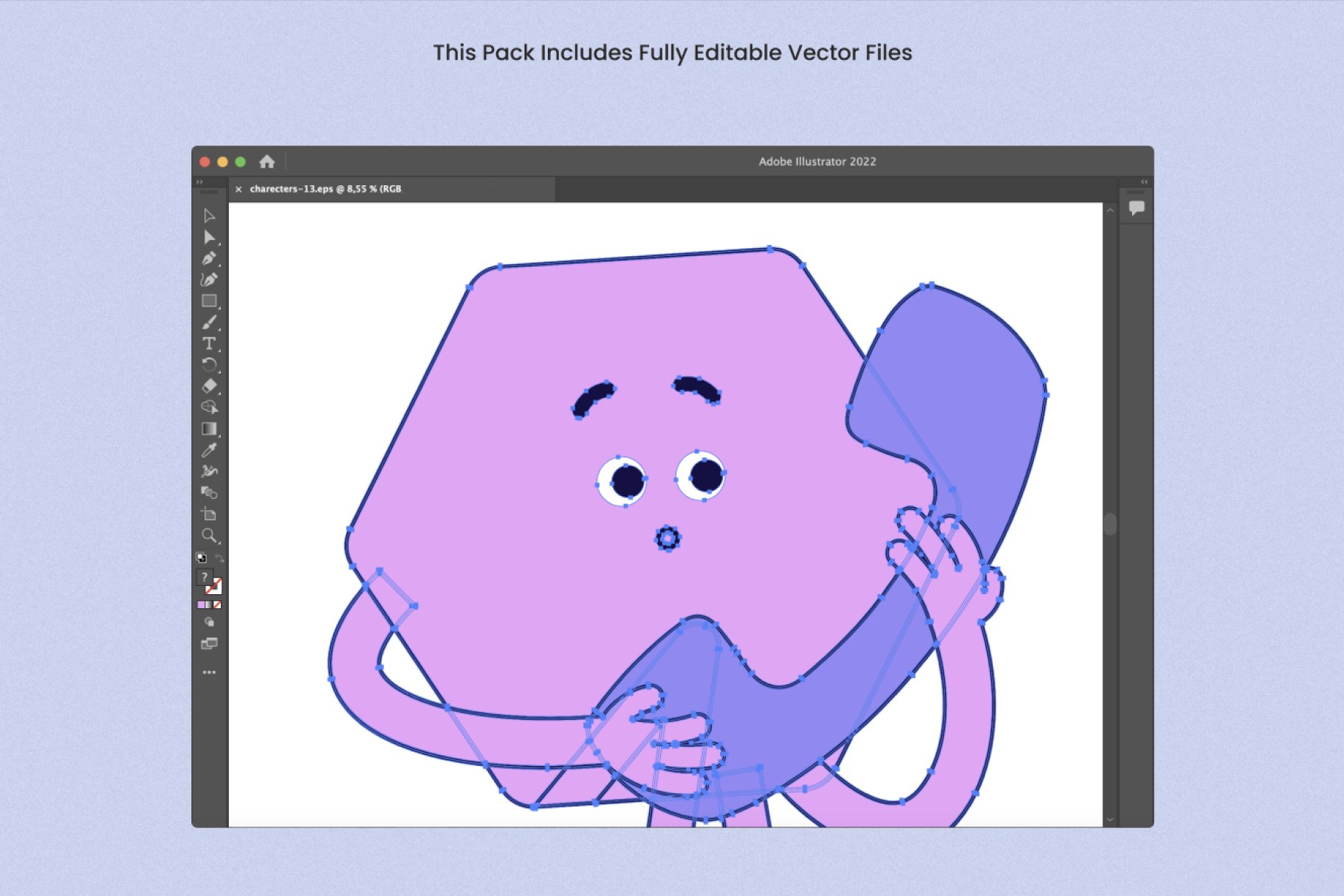 几何形状人物 PNG、AI矢量图形插画 Geometric Shape Characters , sucaiwan.com