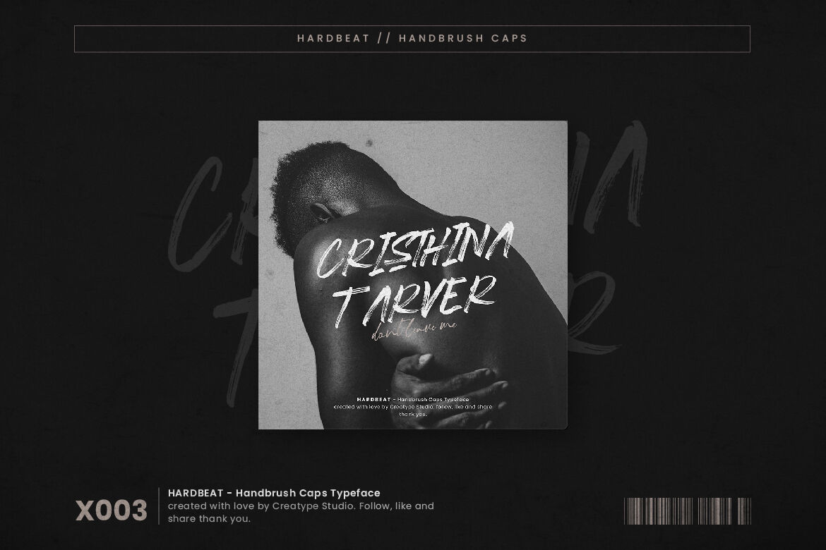 THEHUNGRYJPEG 独特毛笔触感连字飞溅纹理海报封面英文字体 Hardbeat 设计素材 第3张-素材湾丨精选海外优质设计素材资源 THEHUNGRYJPEG 独特毛笔触感连字飞溅纹理海报封面英文字体 Hardbeat 设计素材 sucaiwan.com