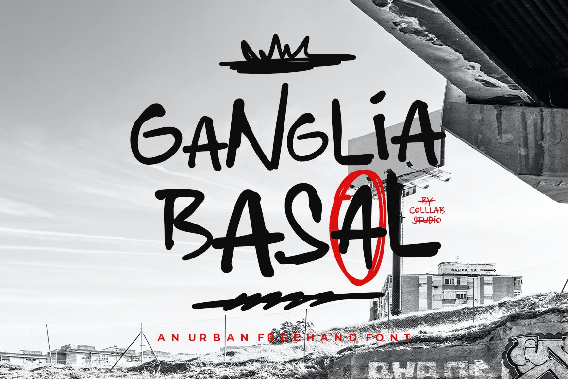 Colllab Studio 趣味嘻哈街头风格涂鸦笔记手绘卡通英文字体包 Ganglia Basal 设计素材 第9张-素材湾丨精选海外优质设计素材资源 Colllab Studio 趣味嘻哈街头风格涂鸦笔记手绘卡通英文字体包 Ganglia Basal 设计素材 sucaiwan.com