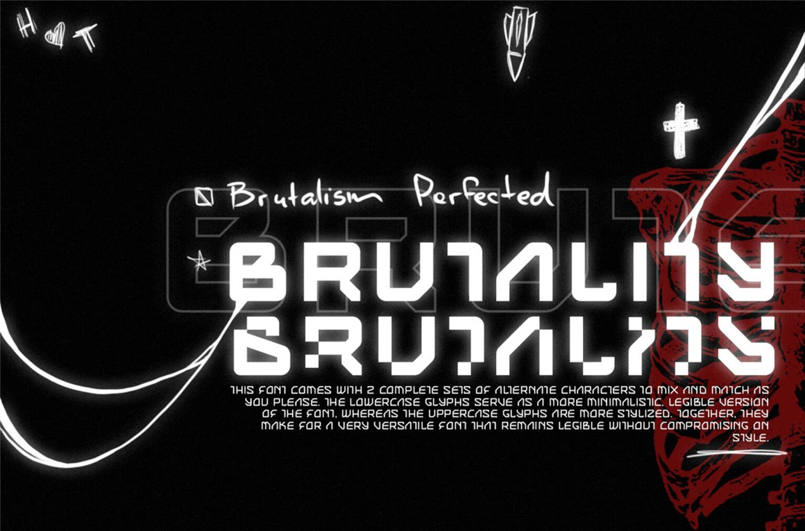 Studio Innate 野蛮主义赛博朋克风格英文字体包 Neo Brute 设计素材 sucaiwan.com